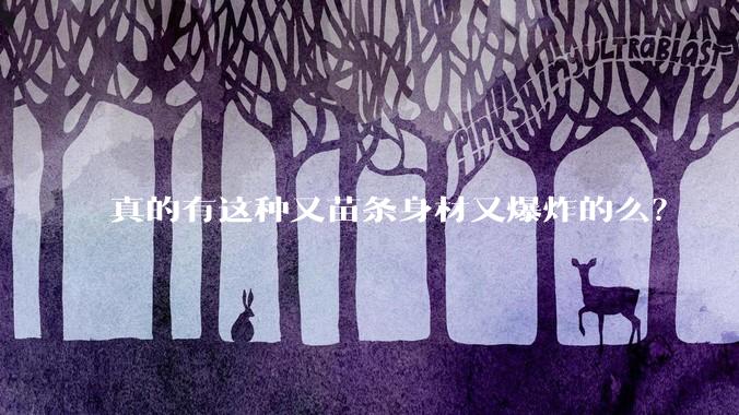 真的有这种又苗条身材又爆炸的么？