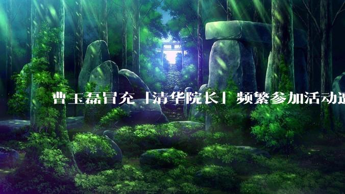 曹玉磊冒充「清华院长」频繁参加活动遭官方打***，他为何能堂而皇之以***身份开展活动？其将受到哪些处罚？