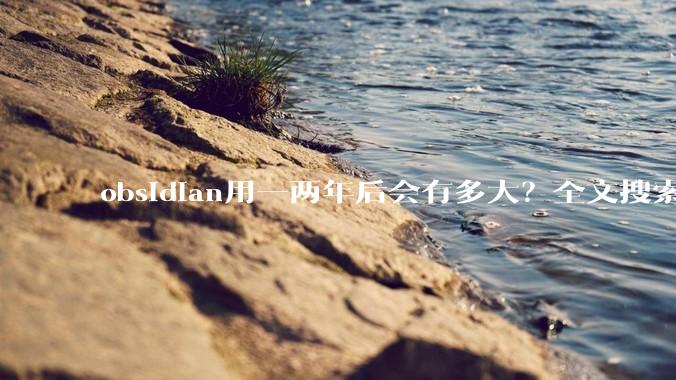 obsidian用一两年后会有多大？全文搜索还快吗？