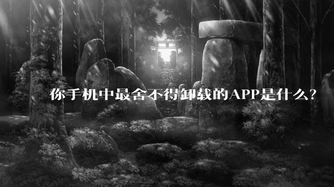 你手机中最舍不得卸载的APP是什么？